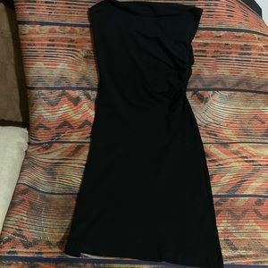 Moda International Black Strapless Dress